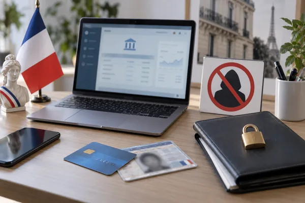 Compte bancaire anonyme en France, vérification d'identité obligatoire et protection des données bancaires.