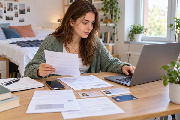 Quels justificatifs fournir pour ouvrir un compte étudiant en ligne
