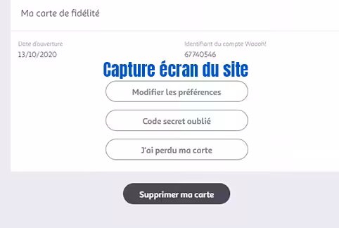 carte auchan fidelite