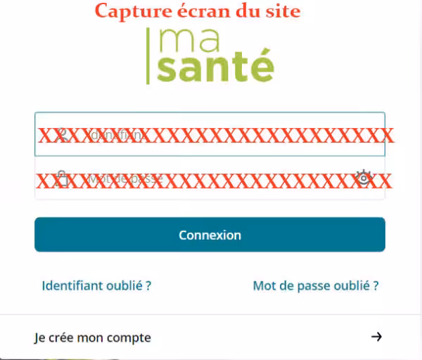 CA Ma Santé connexion