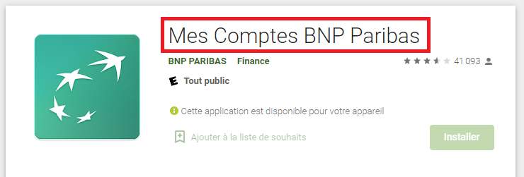 Consulter mon compte sur l'application mobile BNP Paribas 