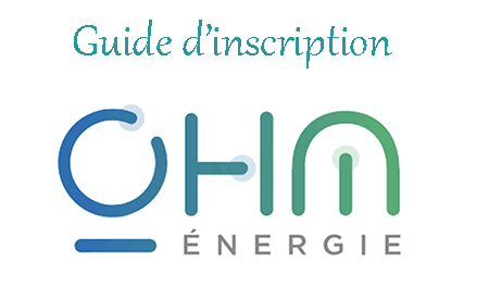 Démarche de création d'un compte Ohm énergie