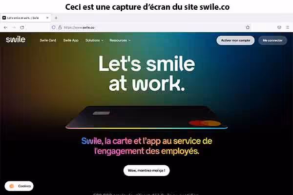 Site web Swile