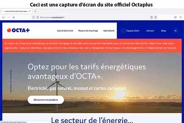 Site web Octa+