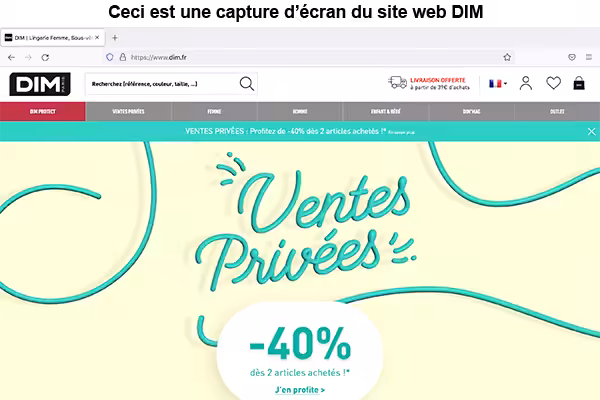 Site officiel de Dim