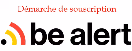 Comment s'inscrire à Be-Alert ?