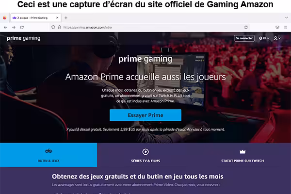 Plateforme Amazon Gaming
