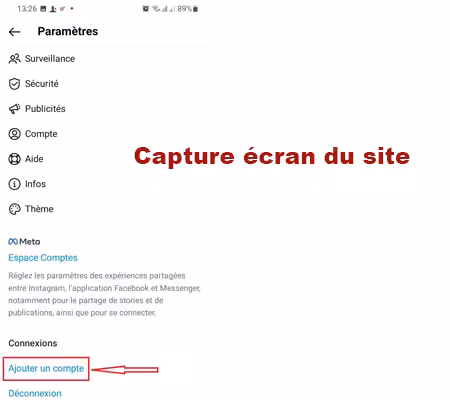 Avoir deux ou plusieurs compte sur Instagram
