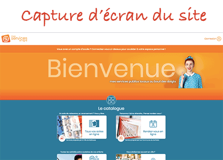 Démarche d'inscription sur e-services.mulhouse-alsace.fr