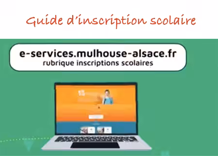 Démarche d'inscription sur e-services.mulhouse-alsace.fr