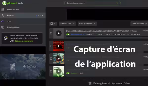 Télécharger gratuitement des films en français avec uTorrent